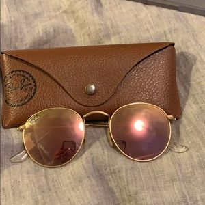 COPY - Ray ban Pink mirrored sunglasses